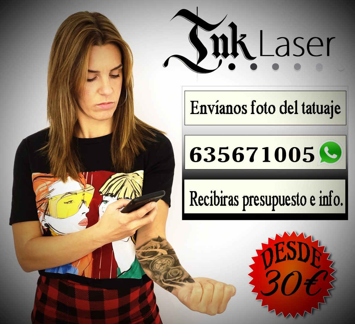 Contacto Ink Láser Alicante